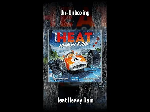 HEAT Heavy Rain Un-unboxing #HEATHeavyRain #HEAT #heavyrain #boardgames #unboxing