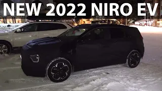 Kia Niro EV prototype spotted in Lapland