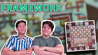 Framework | Is It Better Than Nova Luna and Sagani? | Board Game Review and Overview (Episode #70)