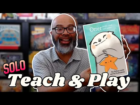Cutest card shedding game ever? | Otter Solo Teach & Play