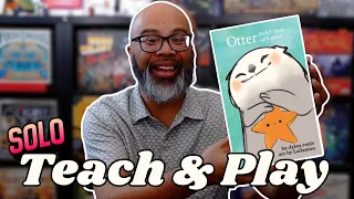 Cutest card shedding game ever? | Otter Solo Teach & Play