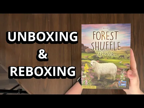 Forest Shuffle: Dartmoor (stand alone) - What's in the box? - Card Game Unboxing and Reboxing