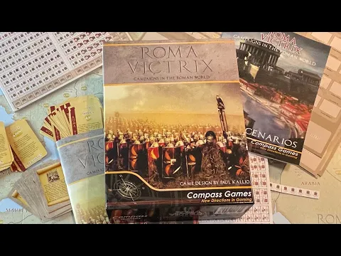 Roma Victrix: Campaigns of the Roman World (Compass Games) - Unbox & First Look