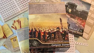 Roma Victrix: Campaigns of the Roman World (Compass Games) - Unbox & First Look