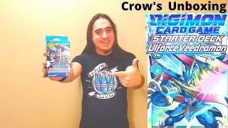 Crow's unboxing Digimon ST8 UlforceVeedramon Starter deck