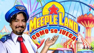 Cómo se JUEGA: MEEPLE LAND 🎪🎡🎠 || Aventureros Lúdicos