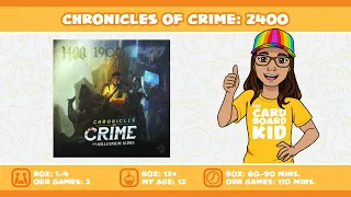 The Cardboard Kid - 316: Chronicles of Crime: 2400