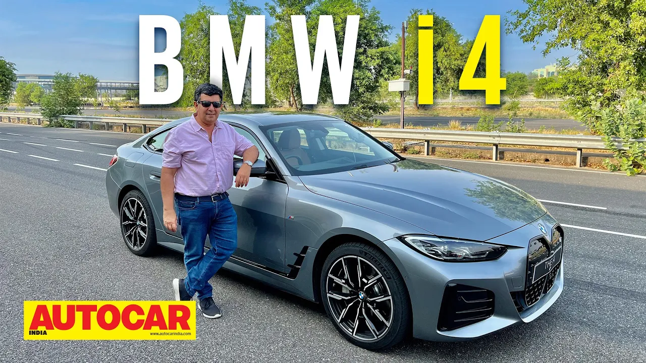 2022 BMW i4 - All electric BMW sedan for the price of a 5 Series! | First Look | Autocar India