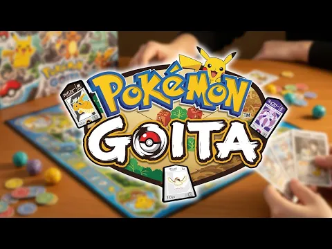 Trying the new Pokémon BOARD GAME | Pokémon Goita