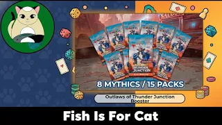 8 MYTHICS in 15 PACKS! Outlaws of Thunder Junction Booster Opening [No Talk ASMR]