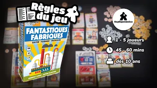 FANTASTIQUES FABRIQUES règle du jeu en français par expliquemoica