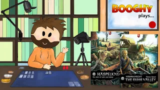 Booghy plays... Haspelknecht(w.exp.TRV)(2p, Rules Overview, Playthrough, Review)