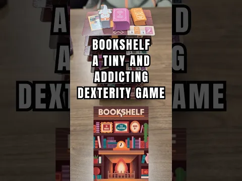 How Hard Can Building a Tiny Bookshelf Be? #boardgame #dexterity #coopgames