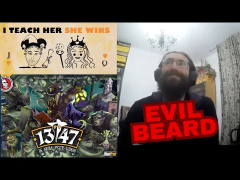 Interview: EVIL BEARD – What Boardgame to Get for Christmas – I Teach Her She Wins