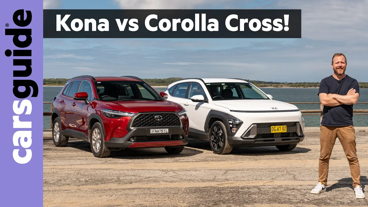 Hyundai Kona vs Toyota Corolla Cross Hybrid 2025 review: Which petrol-electric small SUV is best?
