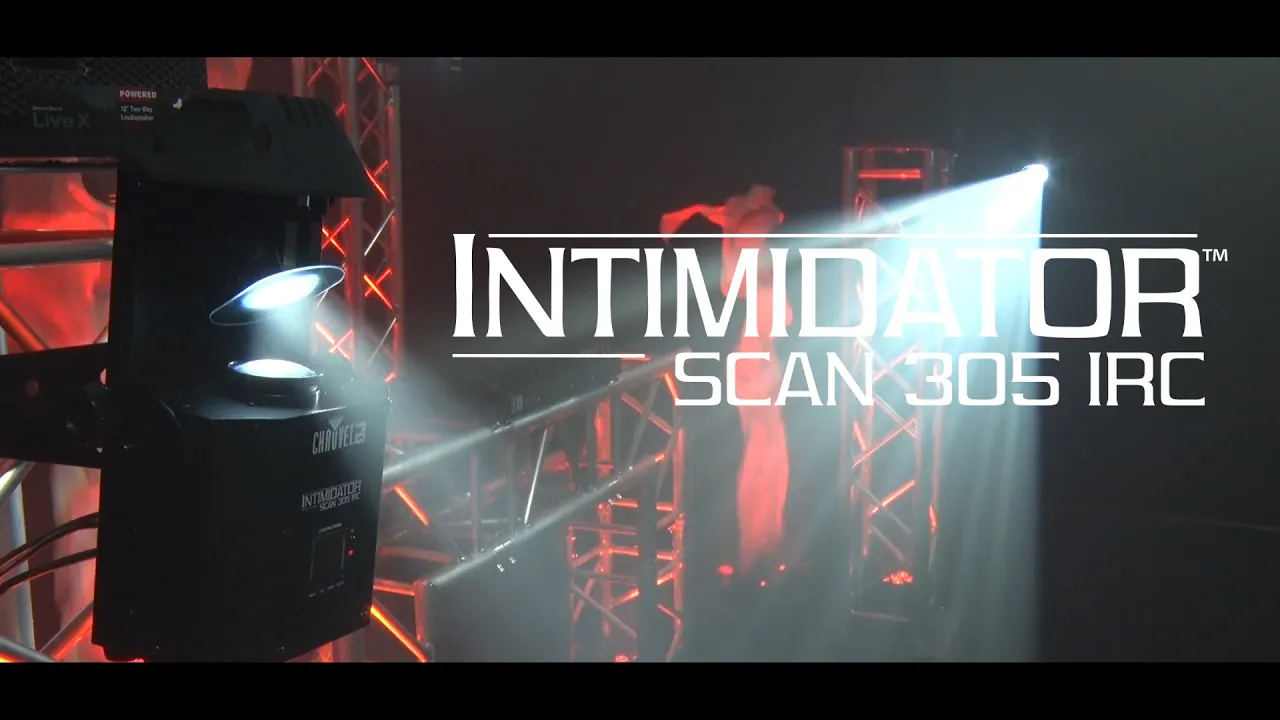 Product video thumbnail for Chauvet Intimidator Scan 305 IRC 60w LED Light