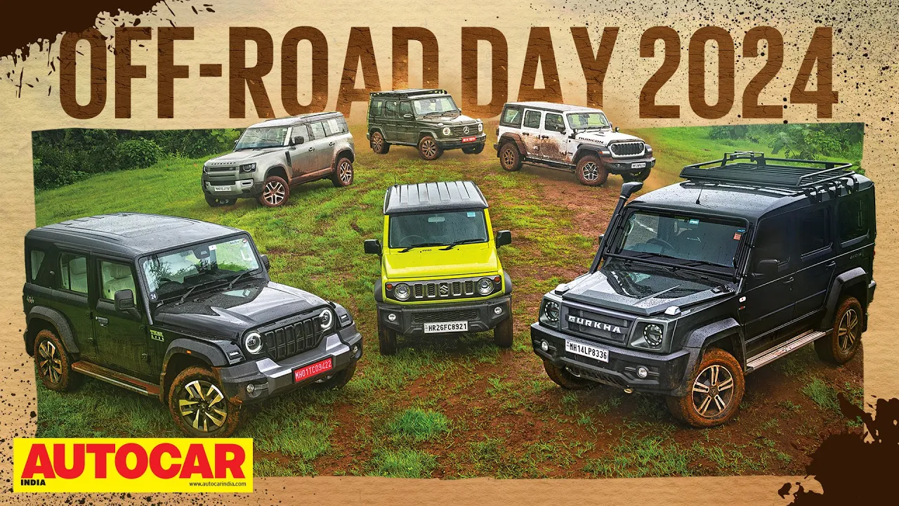 Off-Road Day 2024 ft. Thar Roxx, Gurkha 5 Door, Jimny, G-Class, Defender & Wrangler | Autocar India