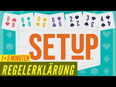 SETUP Regeln Anleitung - deutsch Brettspiel - Legespiel - Regelvideo