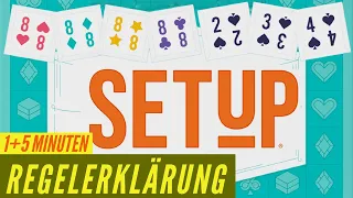 SETUP Regeln Anleitung - deutsch Brettspiel - Legespiel - Regelvideo
