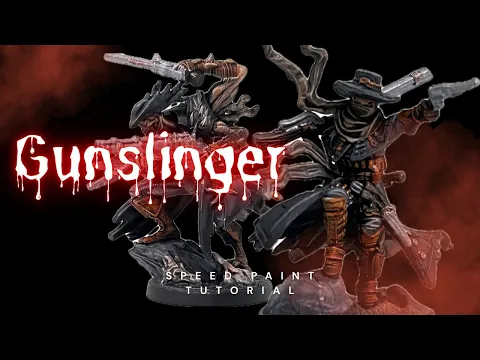 Grimcoven Gunslinger & Corrupted Form: FAST Slap Chop Speedpaint Tutorial!