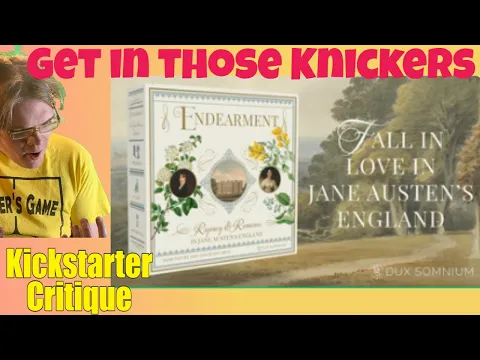 Endearment - Jane Austen Tinder The Game - Kickstarter Critique Review