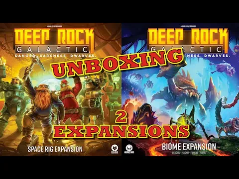 Deep Rock Galactic Biome and Space Rig Expansion - Unboxing [EXPANSION BUNDLE] [KICKSTARTER]