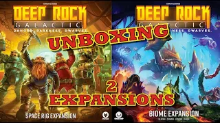 Deep Rock Galactic Biome and Space Rig Expansion - Unboxing [EXPANSION BUNDLE] [KICKSTARTER]