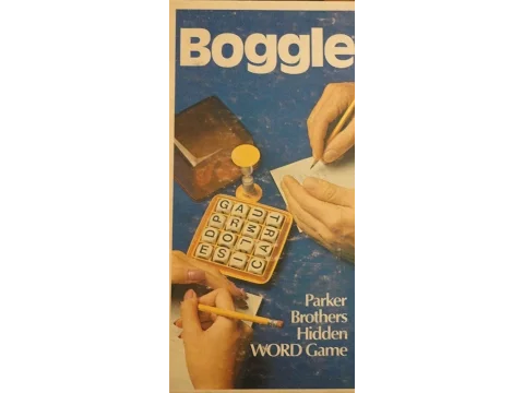 What's Inside - Boggle Board Game (1976, Parker Brothers)