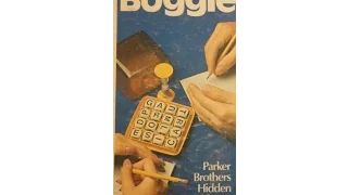 What's Inside - Boggle Board Game (1976, Parker Brothers)