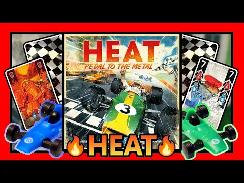 HEAT Board game review - More like LUKEWARM (Vs. Flamme Rouge)