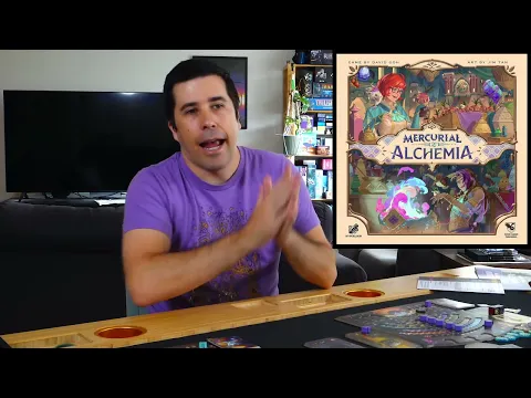 Mercurial Alchemia Tough decisions must be made in this deckbuilding/worker placement game!