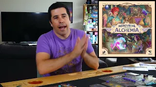 Mercurial Alchemia Tough decisions must be made in this deckbuilding/worker placement game!