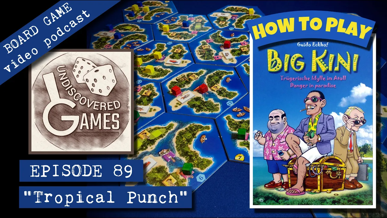 BIG KINI BOARD GAME How to Play, Review, Full Rules Tutorial E89: A Hidden Gem Worker Placement Game