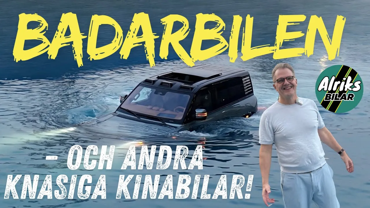 Bilar som badar, kör krabba och leker i sanden!  Kinesiska BYD leker med tekniken.