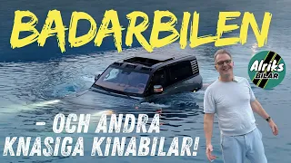 Bilar som badar, kör krabba och leker i sanden!  Kinesiska BYD leker med tekniken.