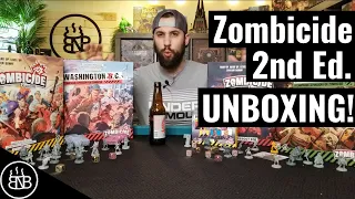 Zombicide 2nd Edition KS Unboxing!!!