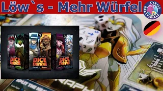 Löw lässt spielen - Dice Throne: Season 2 - wie schön kann Verpackung sein?