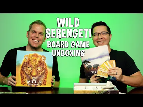 Unboxing Wild Serengeti - Animal Wildlife Documentary Board Game