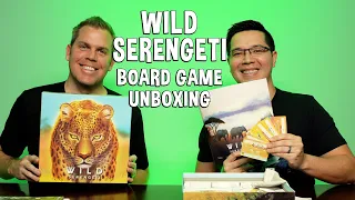 Unboxing Wild Serengeti - Animal Wildlife Documentary Board Game