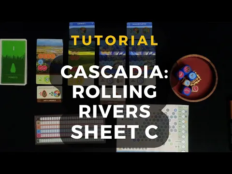 Cascadia Rolling Rivers Sheet C Tutorial Overview | DaniCha