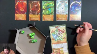 My full solo Playthrough and review of Roar and Write!