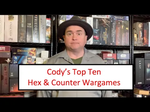 The Discriminating Gamer: Cody's Top Ten Hex & Counter Wargames