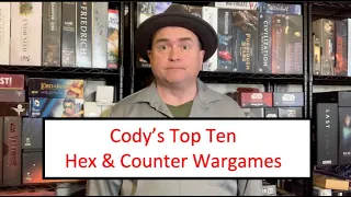 The Discriminating Gamer: Cody's Top Ten Hex & Counter Wargames