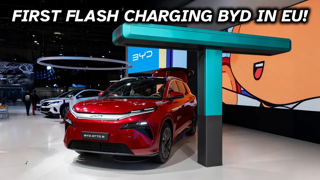 First Flash Charging BYD Coming To Europe! BYD ATTO 8 First Look