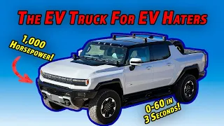 The New Hummer Is As Insane As The First, Only This Time It's Electric | 2022 GMC Hummer SUT