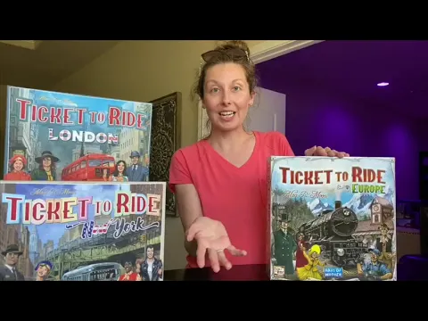ILUIK Games gateway games series: Ticket to Ride