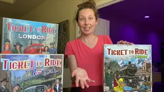 ILUIK Games gateway games series: Ticket to Ride