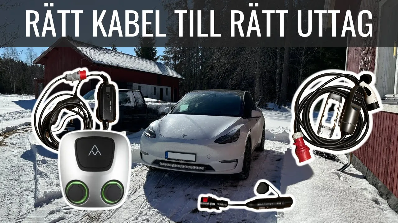 Flera sätt att ladda elbilen säkert | Elbilsmagasinet