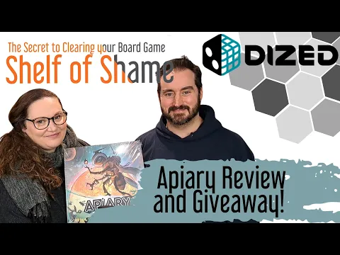Secret to Clearing your Board Game Shelf of Shame - Apiary Review learnt using Dized with GIVEAWAY!