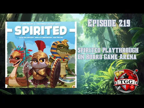Spirited Board Game Playthrough on Board Game Arena | Co-op Spirit World Fun!